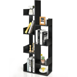 Costway 8 Shelf Black Tree Shaped Bookshelf - Size: 153 x 32 x 11cm - Wilko - thumbnail 5