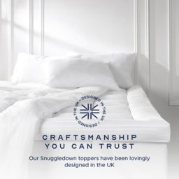 Snuggledown Single Luxurious Hotel Mattress Topper - White - Wilko - thumbnail 7