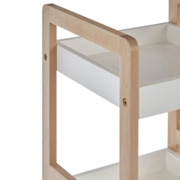 Premier Housewares 3 Tier Birch Wood Bathroom Shelf - Size: 30 x 29 x 72cm - Wilko - thumbnail 5