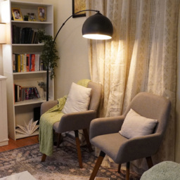 Teamson Home Arquer Arc Marble Base Black Floor Lamp - Size: 170.0 x 30.0 x 110.2cm - Wilko - thumbnail 5
