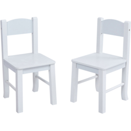 Liberty House Toys Kids White Table and Chairs Set - Size: 53.5 x 60 x 60cm - Wilko - thumbnail 5