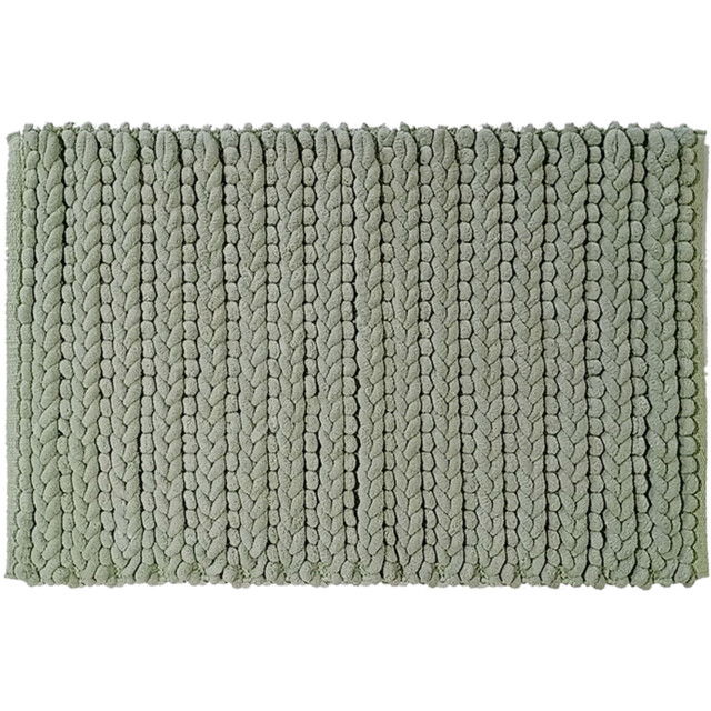 Knit Bath Mat - Sage - Wilko - image 1