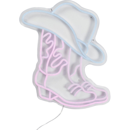 Cowboy Hat Pink Neon Sign - Size: 37.5 x 25 x 1.6 cm - Wilko - thumbnail 4