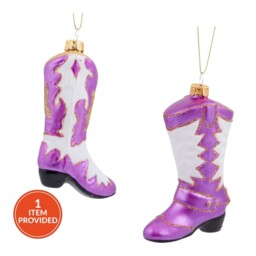 Cowboy Boot Decoration - Jingle Bell Boogie - Wilko - thumbnail 1