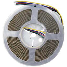 ENER-J 840 LED RGB and CCT COB Strip Light 5m - Size: 1.5 x 3 x 3cm - White - Wilko