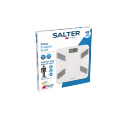 Salter Glass LCD Analyser Scale White - Size: 30.2 x 1.94 x 30.2 cm - Wilko - thumbnail 5