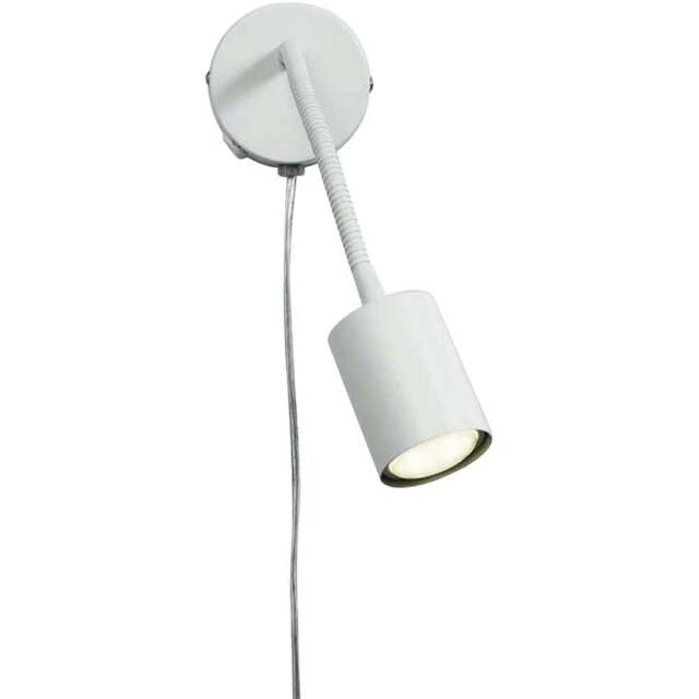 Nordlux Explore White Wall Light - Size: 11.5 x 8 x 8cm - Wilko - image 1
