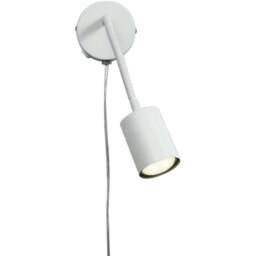 Nordlux Explore White Wall Light - Size: 11.5 x 8 x 8cm - Wilko