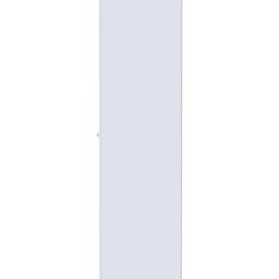 Crowndale Yarmouth 3 Door White Tall Mirrored Wardrobe Ready Assembled - Wilko - thumbnail 4