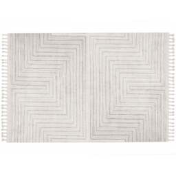 Esselle Home Arctic Maze Natural and Grey Rug 120 x 170cm - Cream - Wilko - thumbnail 1