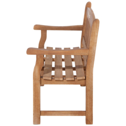 Tuscan 1.2m Bench - Size: 90 x 120 x 61cm - Brown - Rowlinson - Wilko - thumbnail 5