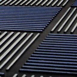 JVL Platina Silver Blue Rubber Scrapper Doormat 40 x 70cm - JVL Homewares - Wilko - thumbnail 5