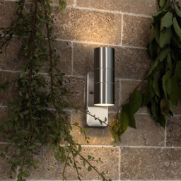 ValueLights Silver Outdoor Wall Up Down Light with Dusk till Dawn Sensor - Size: 29.6 x 7 x 7cm - Wilko - thumbnail 7