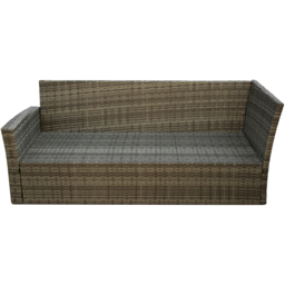 Home Garden Direct Pelias 9 Seater Rattan Dining Set Beige - Cream - Wilko - thumbnail 5