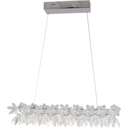 Genevieve LED Ceiling Fitting Chrome - Wilko - thumbnail 4