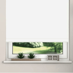 New Edge Blinds Blackout Roller Blinds White 50cm - Size: W 50 x D 165cm - Wilko - thumbnail 4