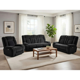 DS Living The Torino Grey Fabric Electric Recliner Chair - Size: 93 x 161 x 108cm - Wilko - thumbnail 6