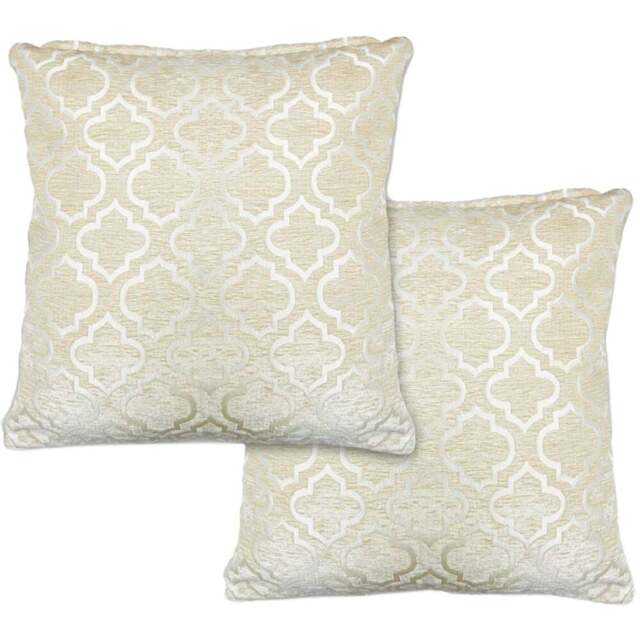 Serene Marrakesh Cream Cushion Cover 43 x 43cm - Wilko - image 1