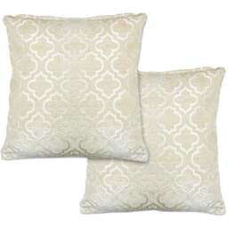 Serene Marrakesh Cream Cushion Cover 43 x 43cm - Wilko - thumbnail 1