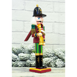 St Helens Multicolour Christmas Nutcracker with Bugle - Size: 7 x 7 x 30cm - Wilko - thumbnail 5