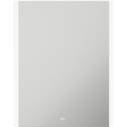 Sorrelis Boreal Single Door Tunable LED Mirror Cabinet 70 x 55cm - Size: 70 x 55 x 13cm - Black - Wilko - thumbnail 4