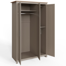 GFW Lancaster Grey 4 Piece Bedroom Furniture Set - Wilko - thumbnail 6