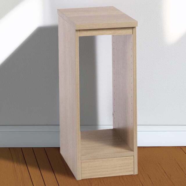R White Cabinets Desktop Tower Storage Brown - Size: 72.8 x 30 x 54cm - Wilko - image 1