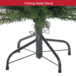 The Christmas Workshop Green Slim Line Christmas Tree 6ft - Wilko - thumbnail 5