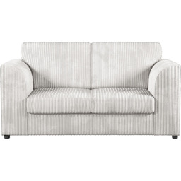 Luxor 4 Seater Silver Jumbo Cord Full Back Sofa Suite - Wilko - thumbnail 4