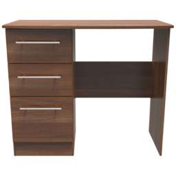 Crowndale Sherwood 3 Drawer Noche Walnut Vanity Unit - Size: 41.5 x 95 x 79.5cm - Brown - Wilko - thumbnail 3