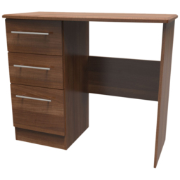 Crowndale Sherwood 3 Drawer Noche Walnut Vanity Unit - Size: 41.5 x 95 x 79.5cm - Brown - Wilko - thumbnail 5