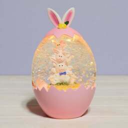 Easter Bunny Spinner Light - Pink - Wilko