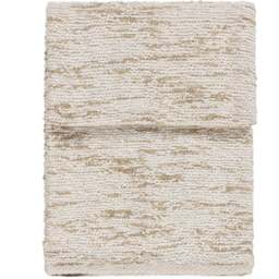 Yard Heath Natural Cotton Tasselled Throw 130 x 180cm - Size: 180 x 130cm - Cream - Yard Living - Wilko
