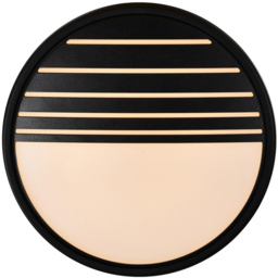Nordlux Oliver Black Round Outdoor Wall Light with Replaceable Covers - Size: 19.5 x 19.5 x 5.8cm - Wilko - thumbnail 7