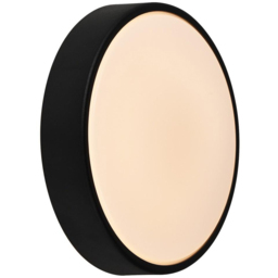Nordlux Oliver Black Round Outdoor Wall Light with Replaceable Covers - Size: 19.5 x 19.5 x 5.8cm - Wilko - thumbnail 4