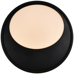 Nordlux Oliver Black Round Outdoor Wall Light with Replaceable Covers - Size: 19.5 x 19.5 x 5.8cm - Wilko - thumbnail 6