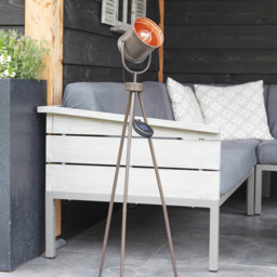 Luxform Leipzig LED Solar Garden Studio Tripod - Size: 80 x 40 x 40cm - Brown - Wilko - thumbnail 6