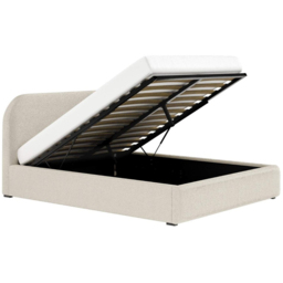 Flair Alba Double Cream Boucle Ottoman Bed - Wilko - thumbnail 4
