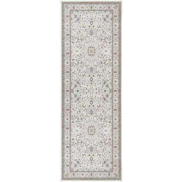 Origins My Washable Multicolour Windsor Rug 67 x 200cm - Cream - Origins Rugs - Wilko - image 1