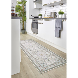 Origins My Washable Multicolour Windsor Rug 67 x 200cm - Cream - Origins Rugs - Wilko - thumbnail 3