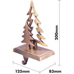St Helens Gold Christmas Stocking Holders 2 Pack - Size: 7 x 13 x 17cm - Wilko - thumbnail 7