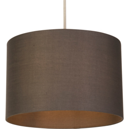 Lighting Collection Kaia Grey Drum Ceiling Shade - Size: 20 x 30 x 30cm - Wilko - thumbnail 4