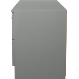 Crowndale Contrast 4 Drawer Dusk Grey Bed Box Ready Assembled - Size: 51 x 110 x 39cm - Wilko - thumbnail 3
