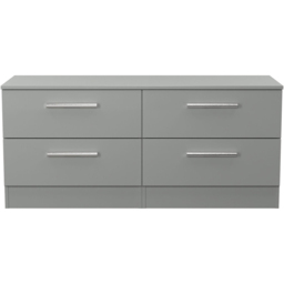Crowndale Contrast 4 Drawer Dusk Grey Bed Box Ready Assembled - Size: 51 x 110 x 39cm - Wilko - thumbnail 7