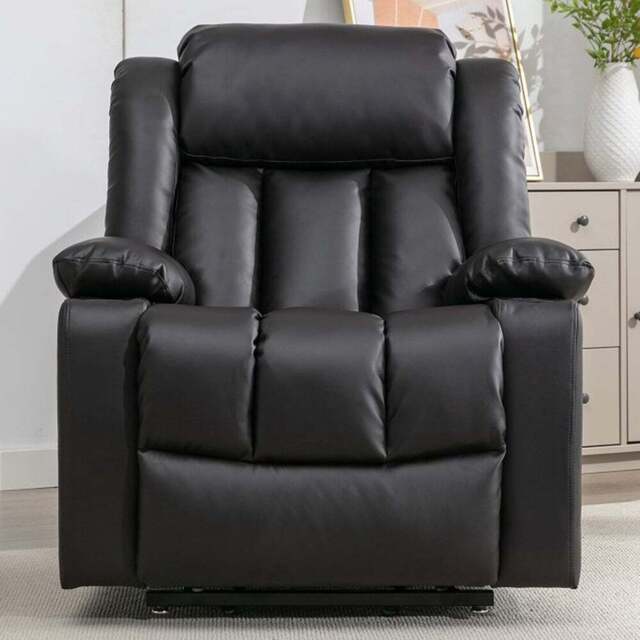 Artemis Home Sheridan Brown Massage and Heat Electric Recliner Chair - Size: Single - Wilko - image 1