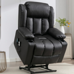 Artemis Home Sheridan Brown Massage and Heat Electric Recliner Chair - Size: Single - Wilko - thumbnail 4