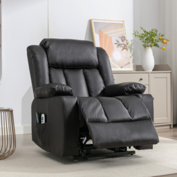 Artemis Home Sheridan Brown Massage and Heat Electric Recliner Chair - Size: Single - Wilko - thumbnail 3