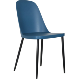 Core Products Aspen Set of 2 Blue and Black Dining Chair - Wilko - thumbnail 4