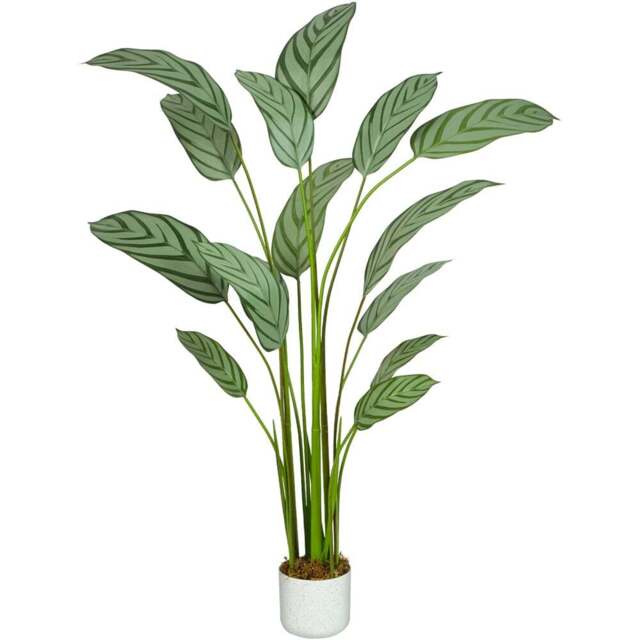 Bird of Paradise Artificial Indoor Plant 140cm - Size: 140 x 30 x 30cm - Green - MCC - Wilko - image 1