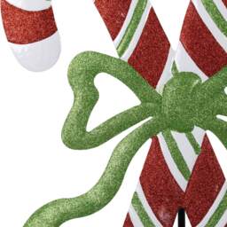 Glitter Candy Cane Stake - Wilko - thumbnail 3